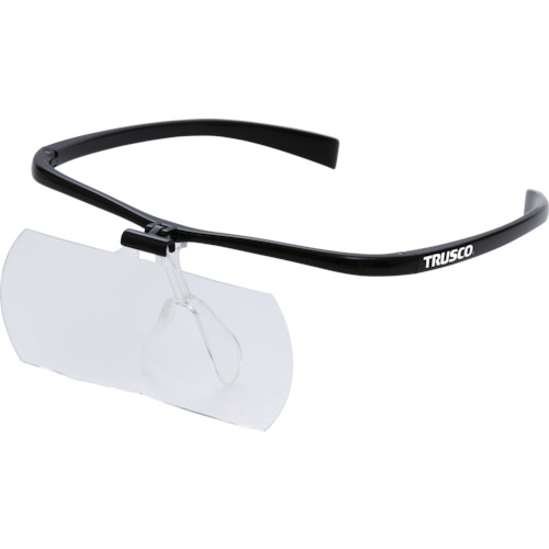 TRUSCO双筒眼镜放大镜1.6/2.3倍设置框架黑色