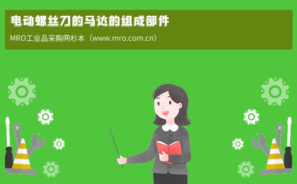 电动螺丝刀的马达的组成部件